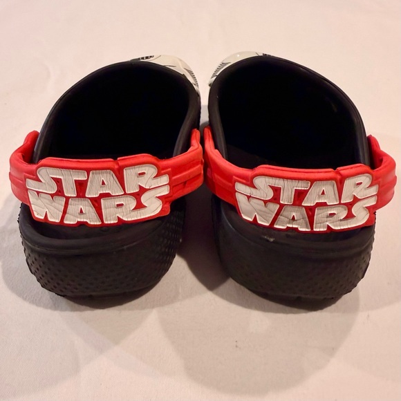 Crocs x Star Wars Stormtroopers Clogs Boys 11 Glow in the Dark Shoes Summer - Picture 4 of 6